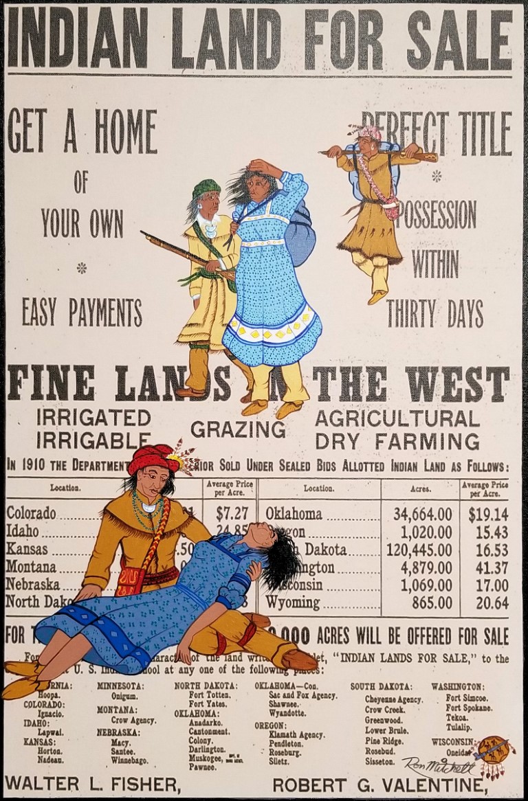 No tribe has the right to sell, even to each other, much less to strangers.  Sell a country! Why not sell the air, the great sea, as well as the earth!  Didn’t the Great Spirit make them all for the use of his children?